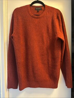 Banana Republic Men's Crewneck Sweater - Burnt Orange